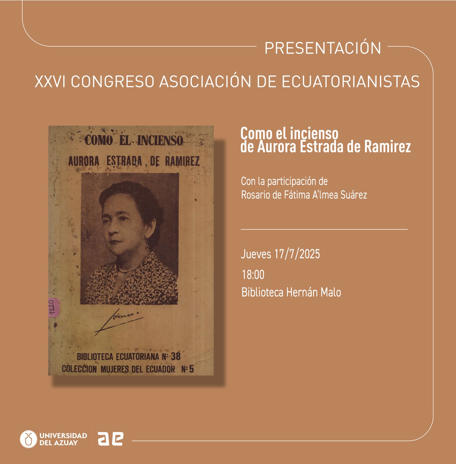 Portada del libro Como el incienso
